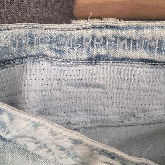 Rue21 Mens Jean Biker Shorts - Picture 3 of 5